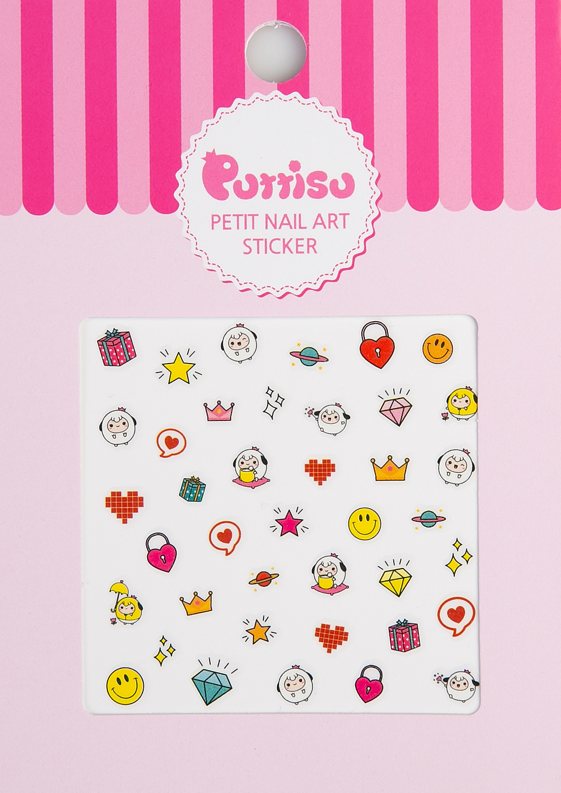 Puttisu Petit Nail Art Sticker 01 Fantastic Treasure Box
