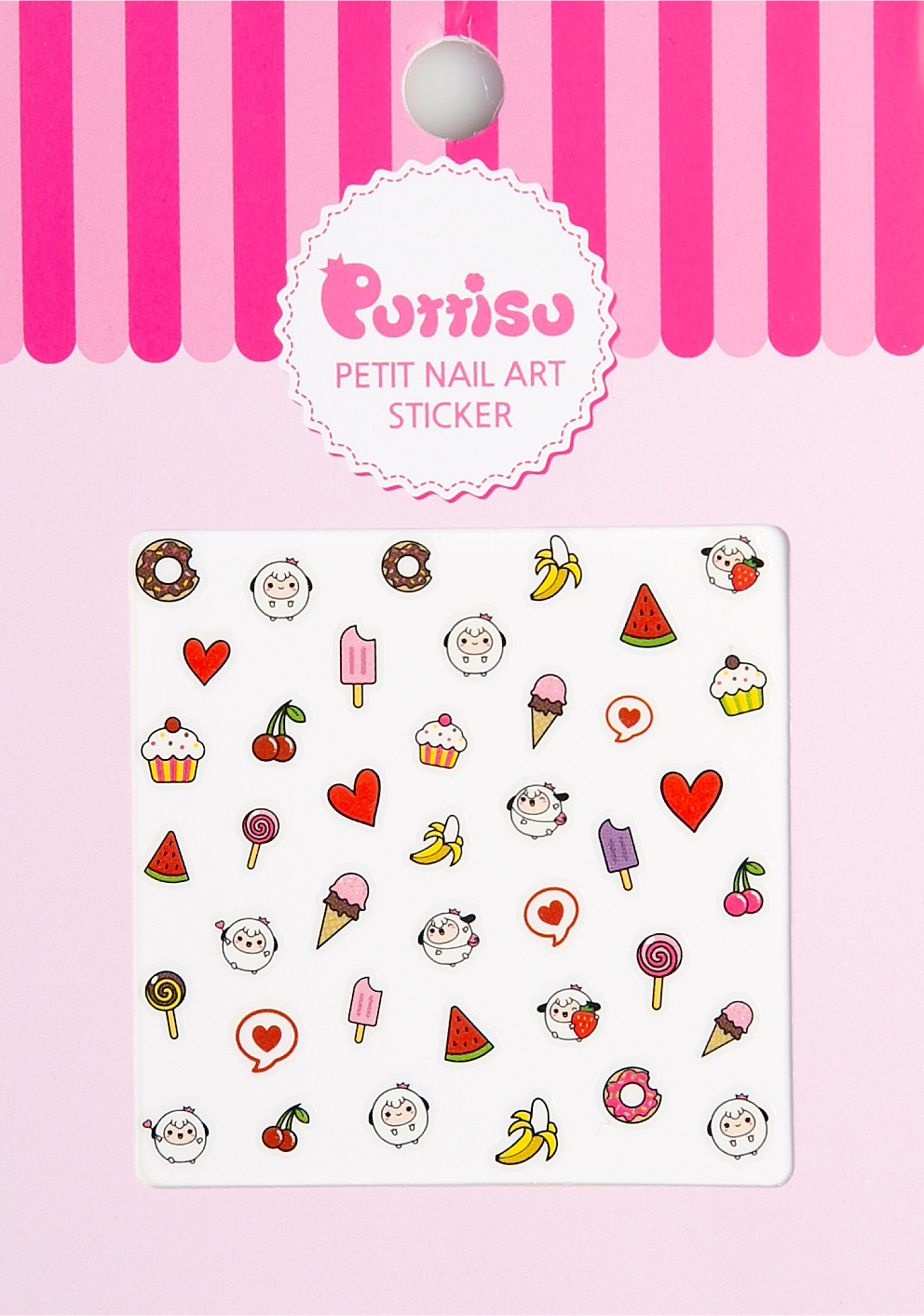 Puttisu Petit Nail Art Sticker 04 Dessert For Me