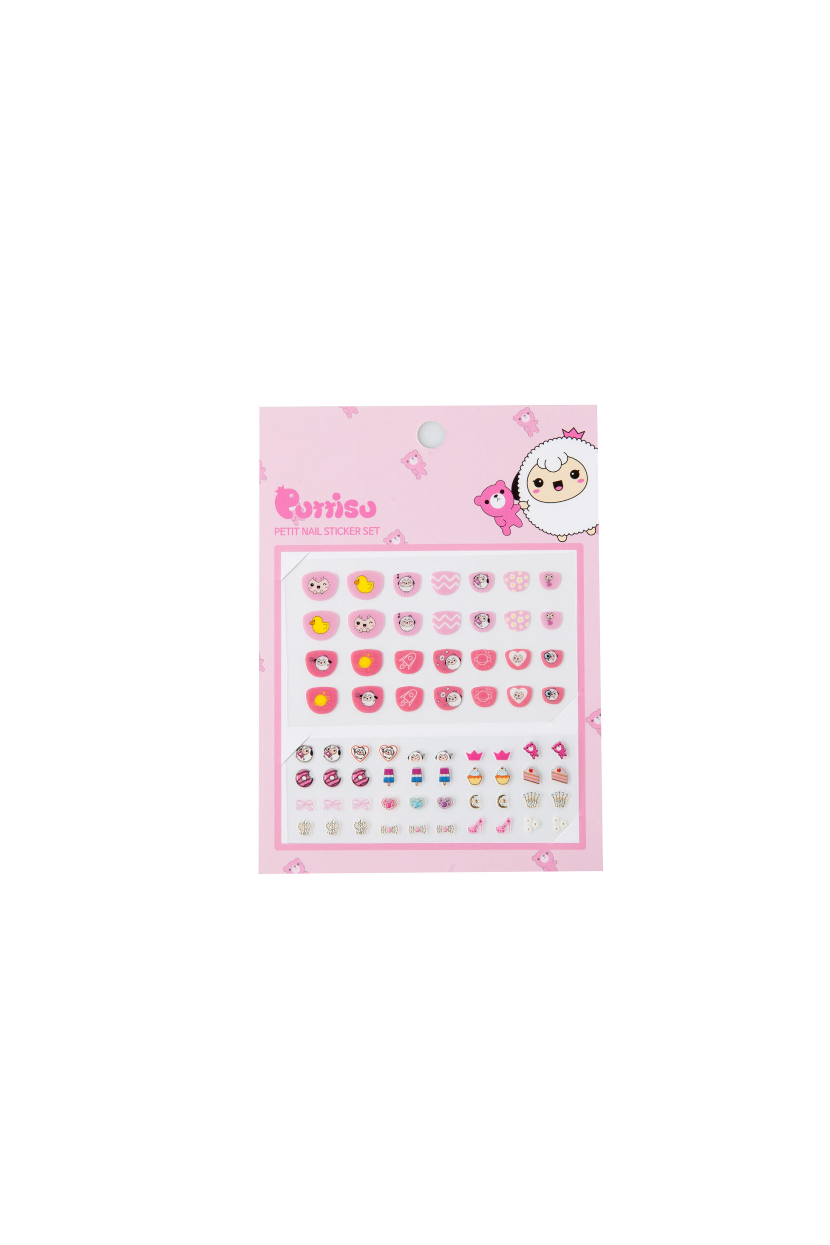 Puttisu Petit Nail Sticker Set 01 Strawberry Cake Yammy