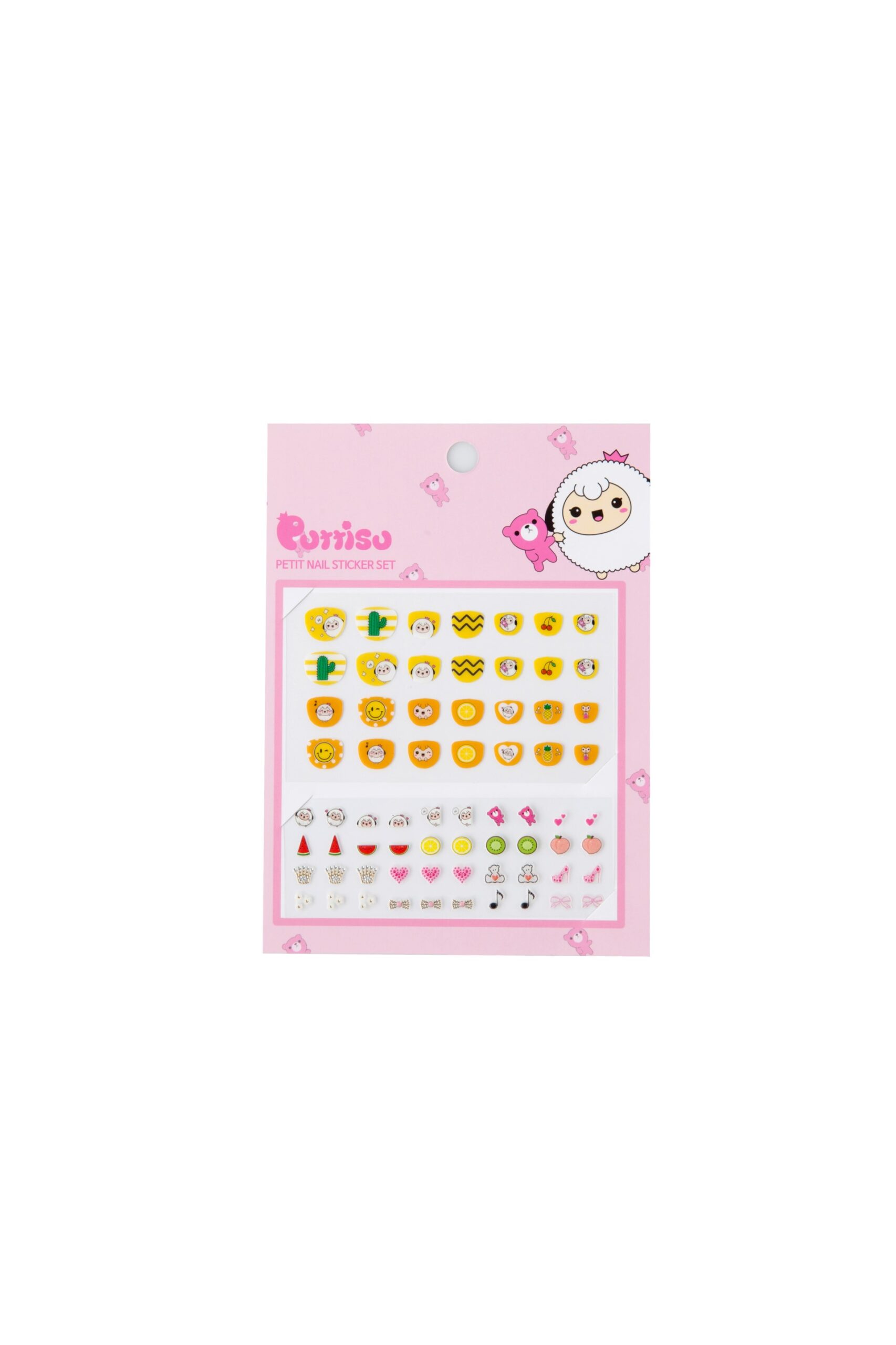 Puttisu Petit Nail Sticker Set 02 Lemon Orange Candy