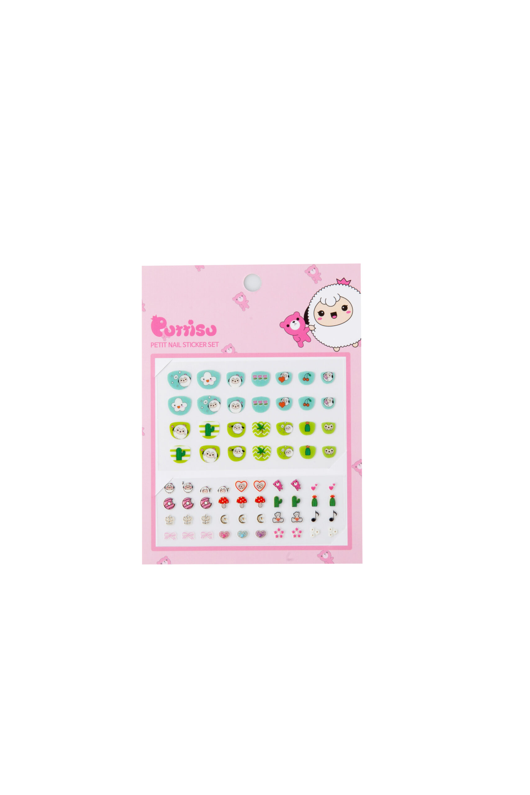 Puttisu Petit Nail Sticker Set 03 Mint Lime Ade